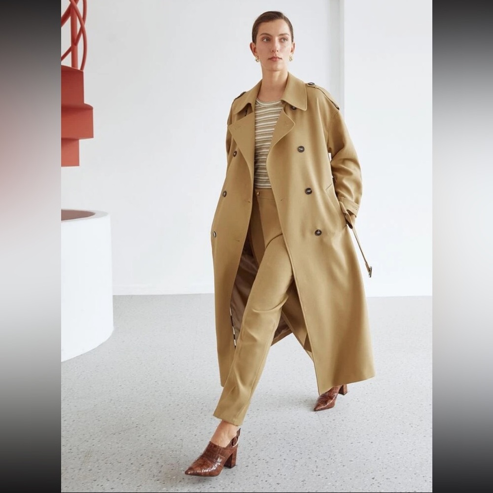 Oversized trench coat